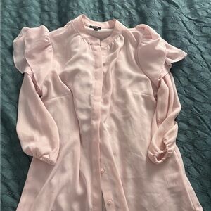 Express Soft Pink Relaxed Blouse